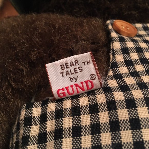 2 vintage Gund bears, Mr & Ms - Picture 5 of 6